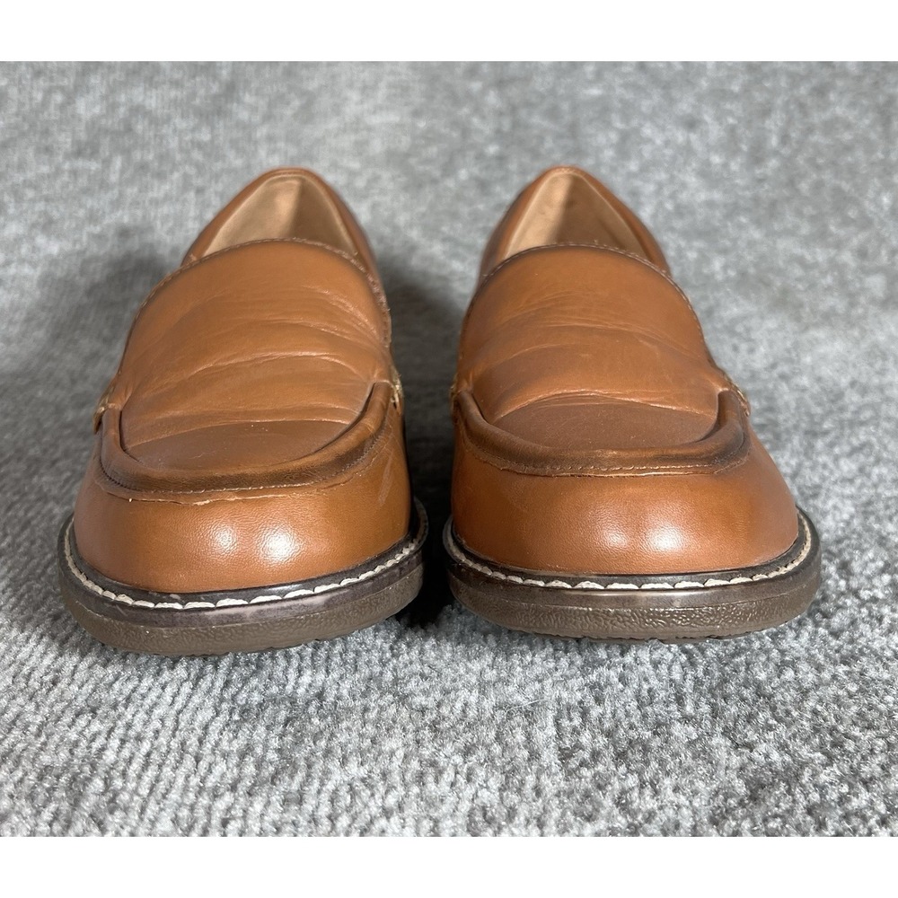 Easy Spirit Jaylin Leather Slip On Loafer Womens Sz 7M Brown Flex Tech Easy Arch - Picture 3 of 12